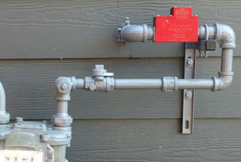 Seismic Gas Shut-off Valve Installation